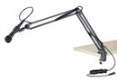 K&M 23850 Microphone Desk Arm, Black, Length 460-960 mm, Max Load 0.8 kg, Steel