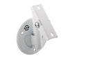 K&M 24161 Universal Speaker Wall Mount, Structured White, Max Load 15 kg, Mounting Material Included, Steel