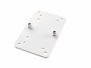 K&M 24354 Adapter Panel 2, White, 127 x 69,9 mm - M8, Steel