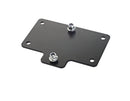 K&M 24357 Adapter Panel 4, Black, 107.9 x 50.8 mm - M6, Steel