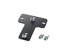 K&M 24359 Adapter Panel 6, Black, 70 to 76.2 mm - M6, Steel