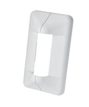 K&M 24463 Cover for Speaker Wall Mount, White, 95 x 38 x 166 mm, No Tools Are Required for Installation, Fastened with Magnets, Plastic