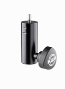 K&M 24521 Reducer Flange, Black, Length 100 mm, Secured by Locking Screw, Steel
