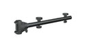 K&M 24637 Crossbar/Side Crossbar Lighting, Black, Max Load 10 kg, 2 Screw Fittings Included, Aluminum