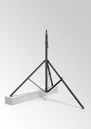 K&M 24740 Wind-Up Stand 4000, Black, 3-Piece Folding Design, Hand Crank with Push-Button System and Locking Screw, Height 1,715-4,000 mm, Steel Extension Tubes, Aluminum