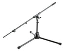 K&M 255 Microphone Stand, Black, Height 290 mm, Zinc Die-Cast Base, Extra Low Design, Steel
