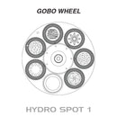 ADJ Hydro Spot 1, High Powered 200 Watt LED Spot, IP65 Fixture, Motorized Zoom, 2 x Frost Filters, 2 x Prism, Wifly Wireless DMX