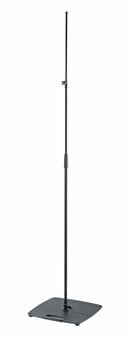 K&M 26007 Microphone Stand - Tube Combination, Black, 3-Piece Folding Design, Clutch/clamping Element with Locking Screw, Height 1,120-3,150 mm, Extendable to More Than 3 m, Adapter 21950 Included