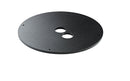 K&M 26709 Additional Weight for Base Plates, Structured Black, Height 8 mm, To Increase the Stability, Steel