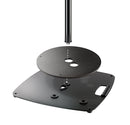 K&M 26709 Additional Weight for Base Plates, Structured Black, Height 8 mm, To Increase the Stability, Steel
