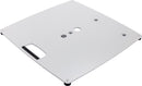 K&M 26716 Base Plate L (3 x M20), Pure White, 550 x 550 x 23 mm, Flat Steel Plate, Steel