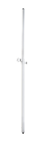K&M 26736 Distance Rod Pro, Pure White, 2-Piece Folding Design, Spring-Loaded Bolt and Locking Screw, Height 1,090-1,790 mm, Max Load 35 kg, For Precise and Vertical Fit, Mounting Aid Included, Steel