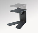 K&M 26772 Table Monitor Stand, Structured Black, Continuous, Height 167-254 mm, Max Load 15 kg, Steel