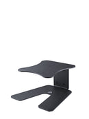K&M 26774 Table Monitor Stand, Structured Black, Continuous, Height 167-254 mm, Max Load 15 kg, Steel