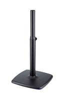 K&M 26791 Design Monitor Stand, Structured Black, 2-Piece Folding Design, Spring-Loaded Clamping Knob, Height 644-1,044 mm, Max Load 70 kg, Gradual Height Adjustment System, Steel