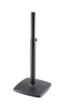 K&M 26795 Design Monitor Stand, Structured Black, 2-Piece Folding Design, Spring-Loaded Clamping Knob, Height 794-1,344 mm, Max Load 70 kg, Gradual Height Adjustment System, Steel