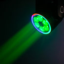 Eliminator Stryker Max, 240 Watt LED Moving Head Wash, 6 x 40 Watt RGBW LEDs, LED FX Ring