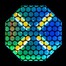 ADJ Vintage X, Scenic Lighting Fixture, 4 x 60 Watt Amber LED 2000K, RGB Background, Aria X2