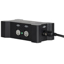 Accu-Cable Power Bone T1PC, Power Distribution Box with 2 x Seetronic IP65 Locking Power Input and Thru, 4 x Seetronic Indoor Locking Power Outputs