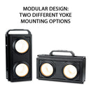 ADJ Encore Burst 200, Dual Blinder/strobe, 110 Watt Warm White COB x 2, Dim to Warm Mode with Amber LED Modular Design, IP Rated