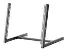 K&M 40900 Rack Desk Stand, Black, Height 445 mm, Steel