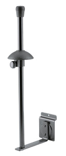 K&M 44250 Product Holder for Trombone, Black, Adjustable Support Cone, Steel