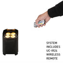 ADJ Mirage Q6 Pak Black, Same As Mirage Q6 Pak with Black Finish