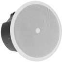 RCF CMR-S-60T-W, Passive 320W 6.5" 2-Way Ceiling Subwoofer with Transformer - 8 Ω, 70/100V (White)