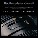 DZOFILM X-tract Xtract 18-28mm__Detachable rear lens *1+ front lenses*2 0∘+360∘(PL_Black_Case_2pcs_Metric), Probe Zoom Cine Lens, PL Mount, Macro Probe Optics