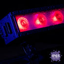 ADJ ElectraPix Bar 16, IP65 1 Meter Bar, Battery Powered, 16 x 20 Watt HEX LED Rgbaluv Individual Pixel Control, Backround RGB LEDs, Aria X2 Wireles, 20 Degree Diffusion Filter, L Track System