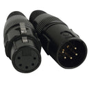 Accu-Cable ACXLR5PSET, 5-Pin, 1 Male & Female XLR Connectors