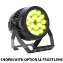 ADJ Encore LP18IP, IP65 Rated Quad Par with 4 in 1 Rgbl LEDs, 18 x 20 Watt, Tunable White, High CRI, PowerCon True 1 In/Out Connectors, DMX IP Rated 5 Pin DMX 10 Degree Beam Angle, Included 25 Degree Lens Filter