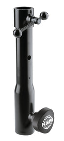 K&M 66360 Connection Sleeve, Black, Length 249 mm, For TV Spigot Diameter 28 mm, For Lighting Crossbars and Individual Spotlights, Steel