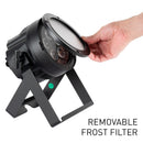 ADJ Encore LP5IP, High Powered Outdoor IP65 Rated Quad Par with 4 in 1 Rgbl LEDs, 5 x 20 Watt, Tunable White, High CRI, PowerCon True 1 In/Out Connectors, DMX IP Rated 5 Pin DMX 10 Degree Beam Angle