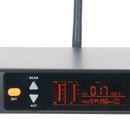 American Audio WM219, 2 Channel Handheld UHF Wireless Microphones, Receiver with Individual Frequency Search and Volume Control, 2 XLR Outputs and One 1/4 Inch Mixed Output