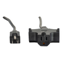 Accu-Cable EC-123-3FER50, 50 Ft 12 Gauge Black AC Extension with 3Fer
