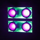 ADJ Encore DBX, IP65 Dual Blinder, 2 x 150 Watt Rgbaw Individual Controllable Cells, RGB Background, Aria X2
