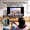 EMEET PIXY, Dual-Lens 4K Webcam with 1/2.55" Sony Sensor and AI-Assist Tracking Lens, 0.2s AI Autofocus, Gesture Control, 3 Noise-Cancelling Mics, Connect Up to 3 Units in EMEET Studio App