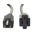 Accu-Cable EC-123-25, 25 Ft 12 Gauge Black AC Extension