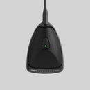 Shure MX392BE/C, Microflex Boundary, Cardioid, Condenser Boundary Microphone, Built-in Preamp, Attached 12' Unterminated Bottom-exit Cable, Logic Functions, Programmable Switch and LED Indicator