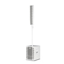 RCF EVOX-12-SYSTEM-W, Active 1400W Portable PA System, Baltic Birch, 15" Subwoofer and (8)x4" Top, White - USED