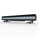 ADJ 15 Hex Bar IP, 15 Hex LED Linear Bar, IP65 Rated, 15 x 12 Watt HEX RGBWA+UV LEDs, 5 Zone Controlled Sections, 25 Degree Beam Angle, 35 Degree Lens Diffuser Included
