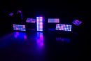 ADJ 40 HEX Panel IP, IP65 Panel, 40 x 20 Watt Rgbaluv 10 Pixel Zone Control, Filter and Barn Door Options, Aria X2