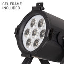 ADJ ElectraPix Par 7, IP65 Battery Powered Par, 7 x 20 Watt HEX LED, RGBAL+UV, Individual Pixel Control, Background RGB LEDs, Aria X2 Wireless, 20 Degree Diffusion Filter, L Track System