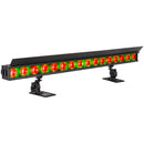 ADJ ElectraPix Bar 16, IP65 1 Meter Bar, Battery Powered, 16 x 20 Watt HEX LED Rgbaluv Individual Pixel Control, Backround RGB LEDs, Aria X2 Wireles, 20 Degree Diffusion Filter, L Track System