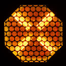 ADJ Vintage X, Scenic Lighting Fixture, 4 x 60 Watt Amber LED 2000K, RGB Background, Aria X2