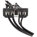 Elation 4W Hardwire Plate, "Black Plate"