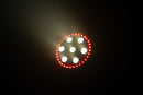 Eliminator LP8R, Compact Par with 7 x 8W RGBA LEDs Plus 32 RGB LED Ring