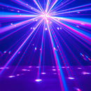 ADJ Starburst, Centerpiece Sphere Effect with 5 x 10 Watt RGBA LEDs, Sound Active, Rotation and Speed Control via DMX, Strobe Effect
