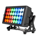 ADJ 32 HEX Panel IP, IP65 Rated Wash Panel Fixture, 32 x 12 Watt HEX LEDs, 8 Zones with Pixel Control, 24 Degree Beam Angle, Removable Filter Frame for 34 Degree Diffusion Filter, 5 Pin DMX, IP65 PowerCon